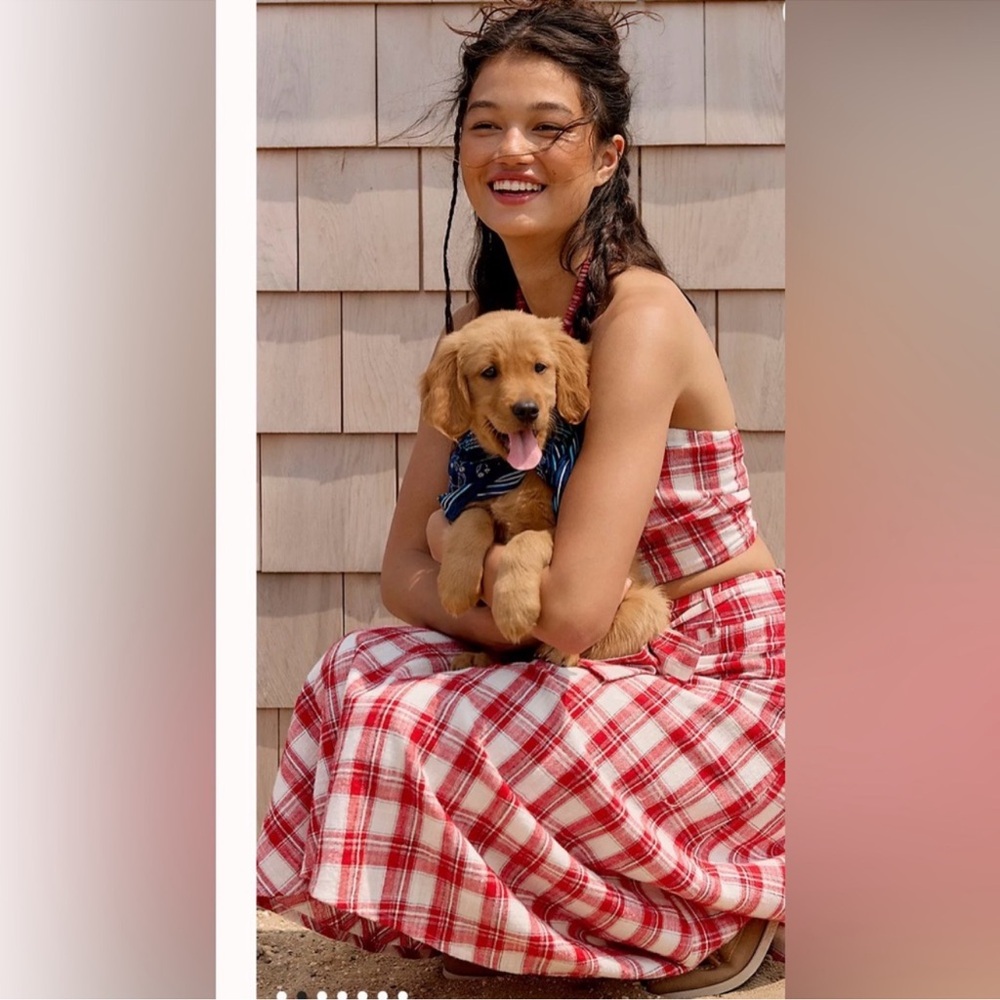 Free People After you set. NWT.
Red plaid -2 piece set - Picture 5 of 8